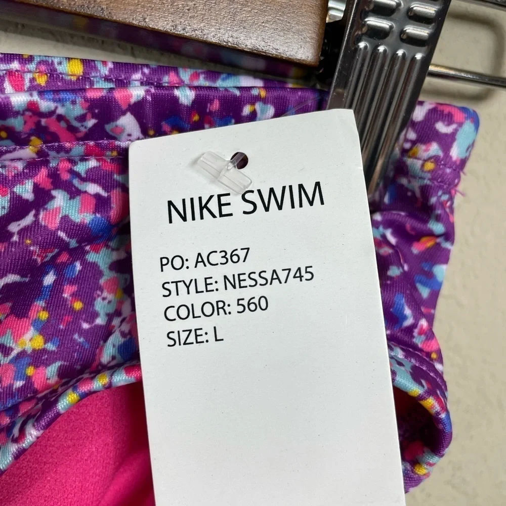 Nike Bikini Bottom Swim Swimming, purple Girls Sz L,‎ NWT